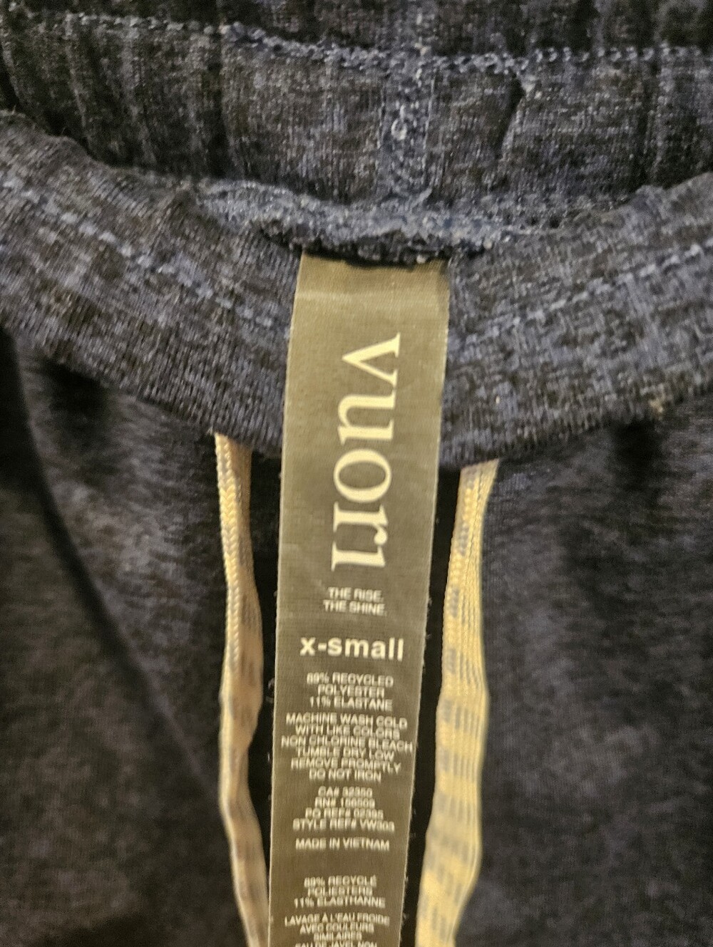 Vuori Performance Joggers Women Size XS Navy - Picture 4 of 5